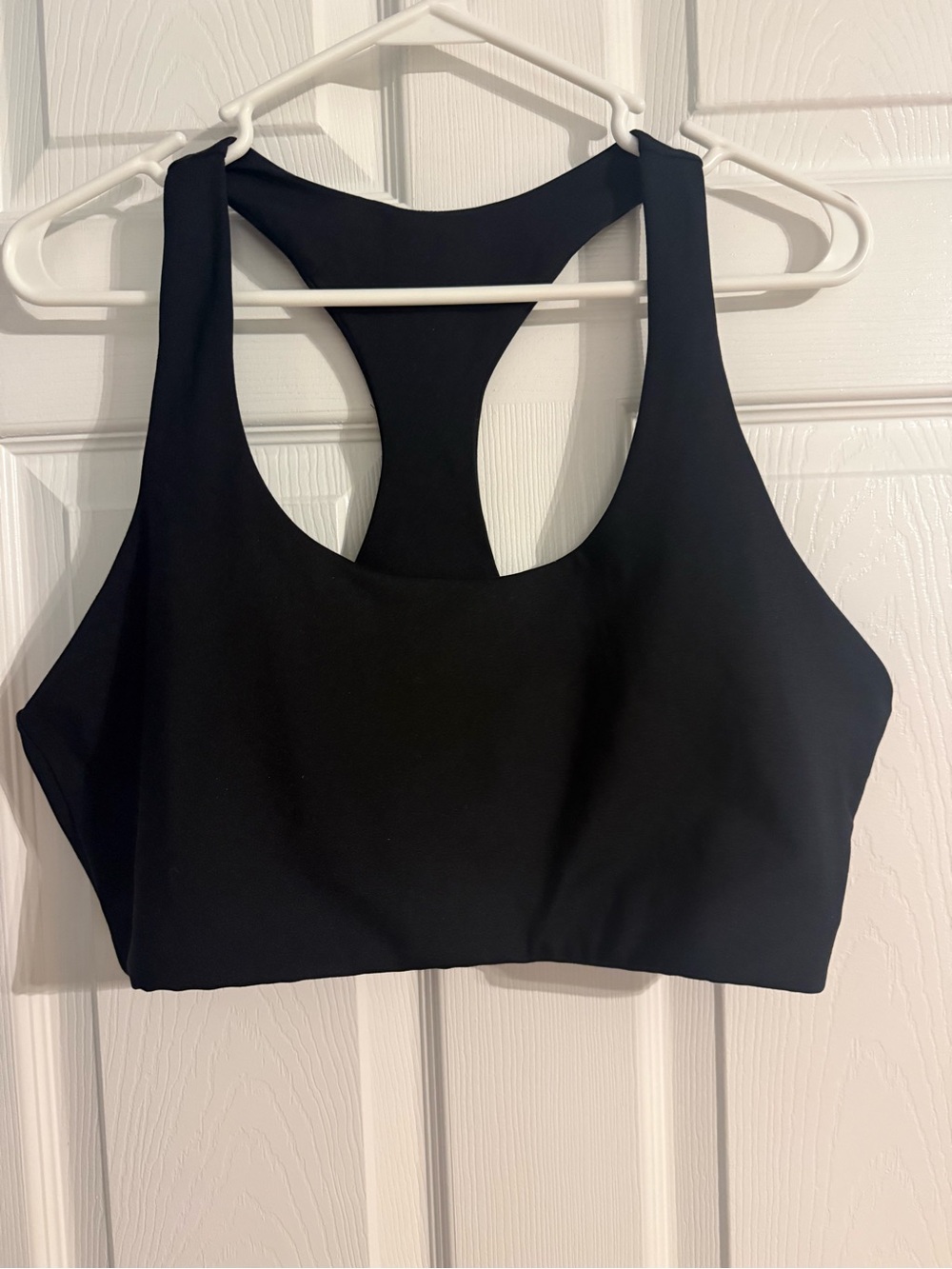 GapFit Black Racerback Sports Bra Size XL